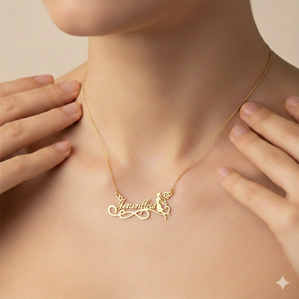 Fairy Personalized Name Necklace