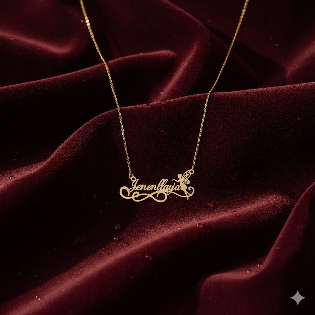 Fairy Personalized Name Necklace