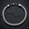 Foxtail Chain Bracelet 5MM - Silver