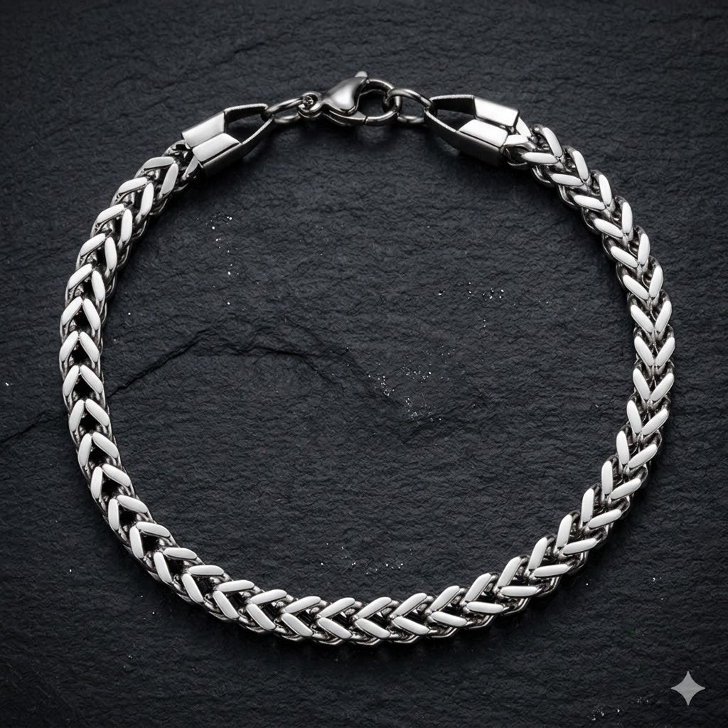 Foxtail Chain Bracelet 5MM - Silver