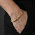 Rope Chain Bracelet 3MM Gold