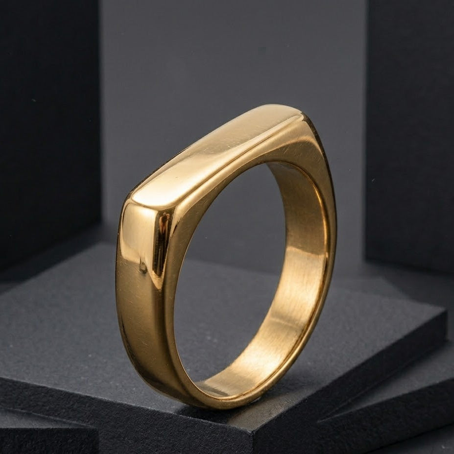 Golden Italian Ring For Men/Women