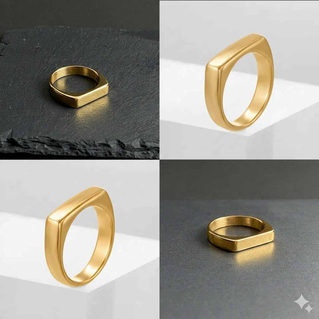 Golden Italian Ring For Men/Women