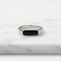 Midnight Bar Signet Ring