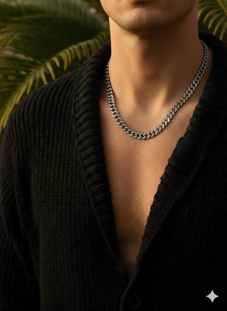 Iced Cuban Link Chain 13MM Necklace - 2O Inches