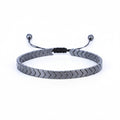 Hematite jewelry Bracelets Adjustable Heart Arrow Magnet Bracelet for Men